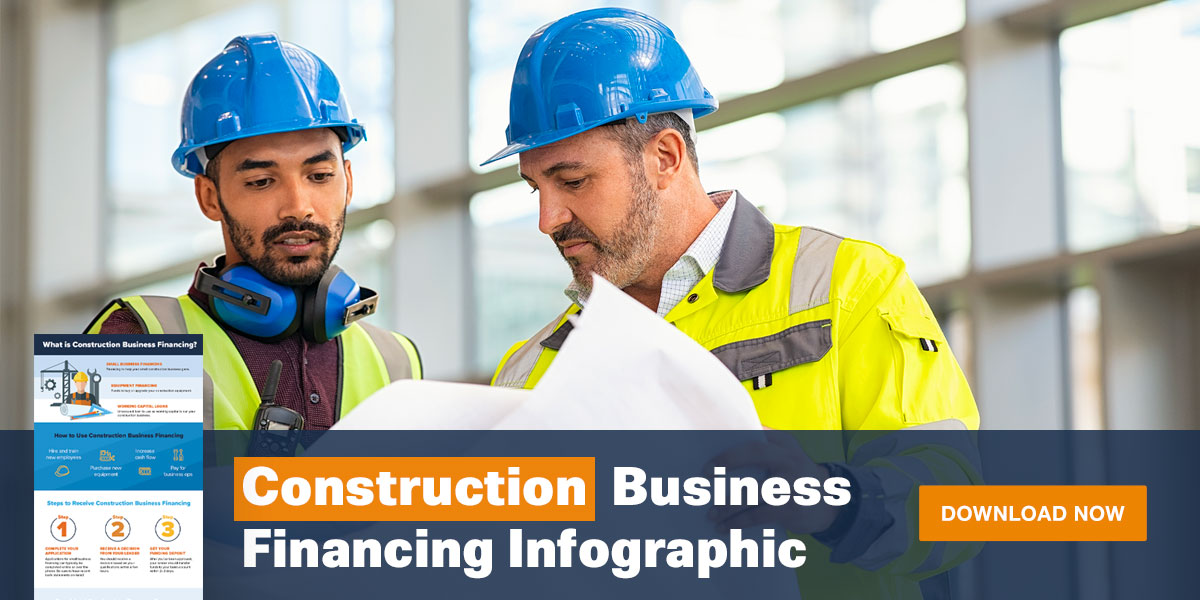 Construction Business Financing Infographic Download Select Funding